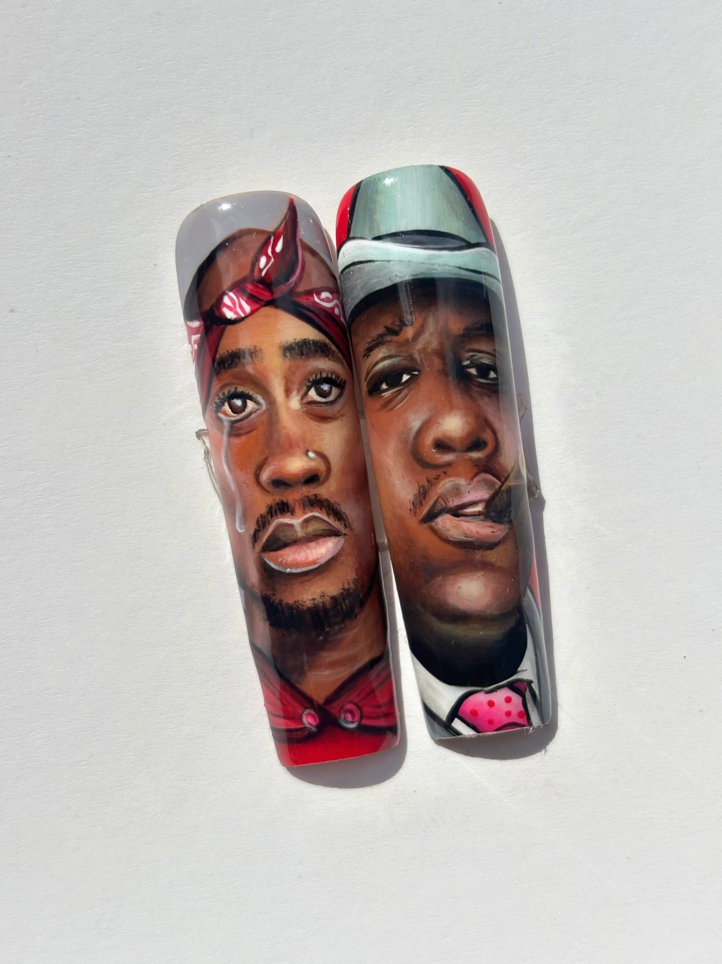 Tupac & Biggie Nails